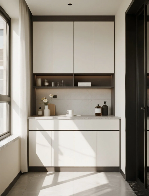 All-Aluminum Kitchen Cabinets