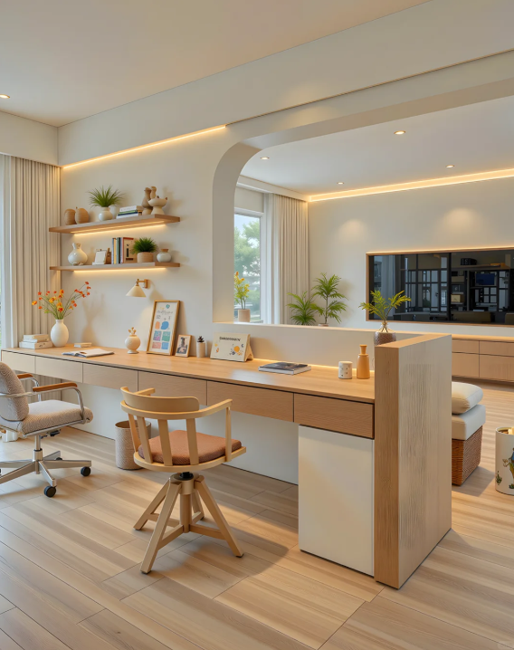 Open-Plan All-Aluminum Study and Living